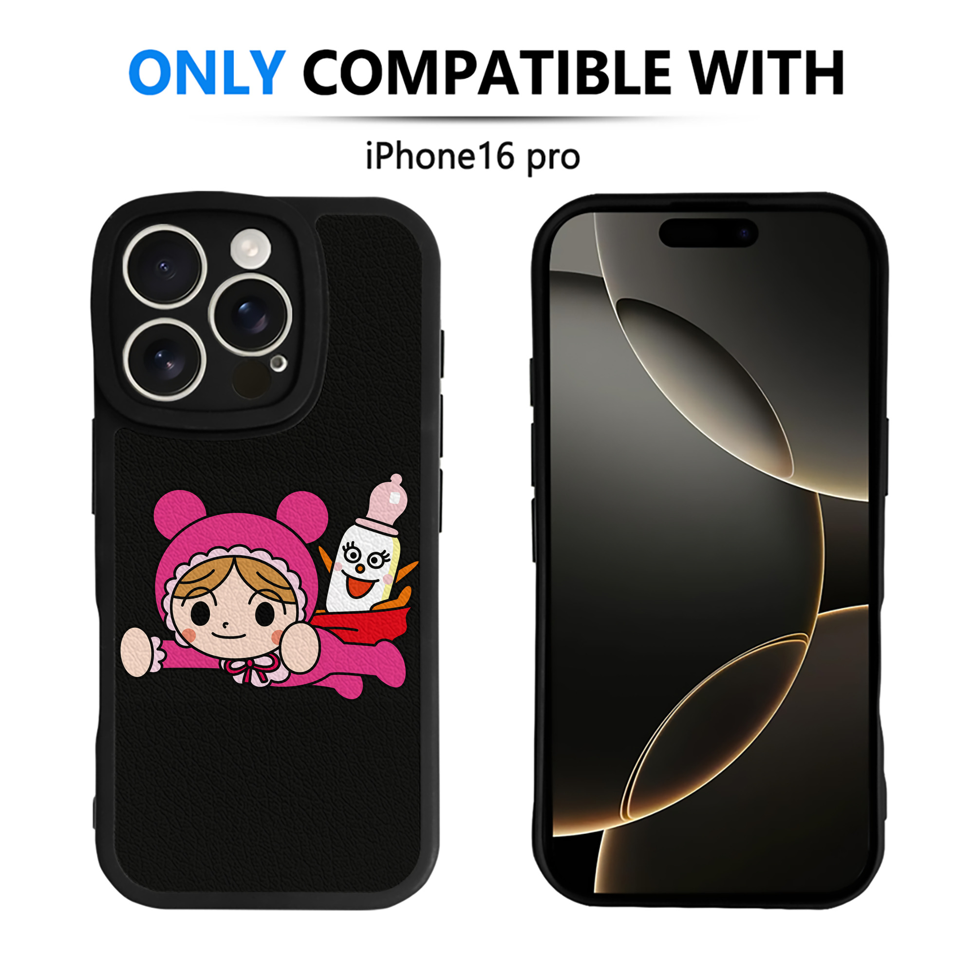 （画像用） アンパンマン Anpanman 【iPhone 16シリーズ対応】シリコンスマホケース（レザー調） 材質：シリコン
